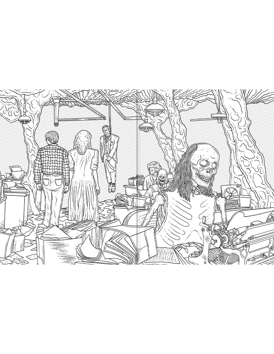 Libro Beetlejuice Libro Oficial para Colorear de Alan Robert