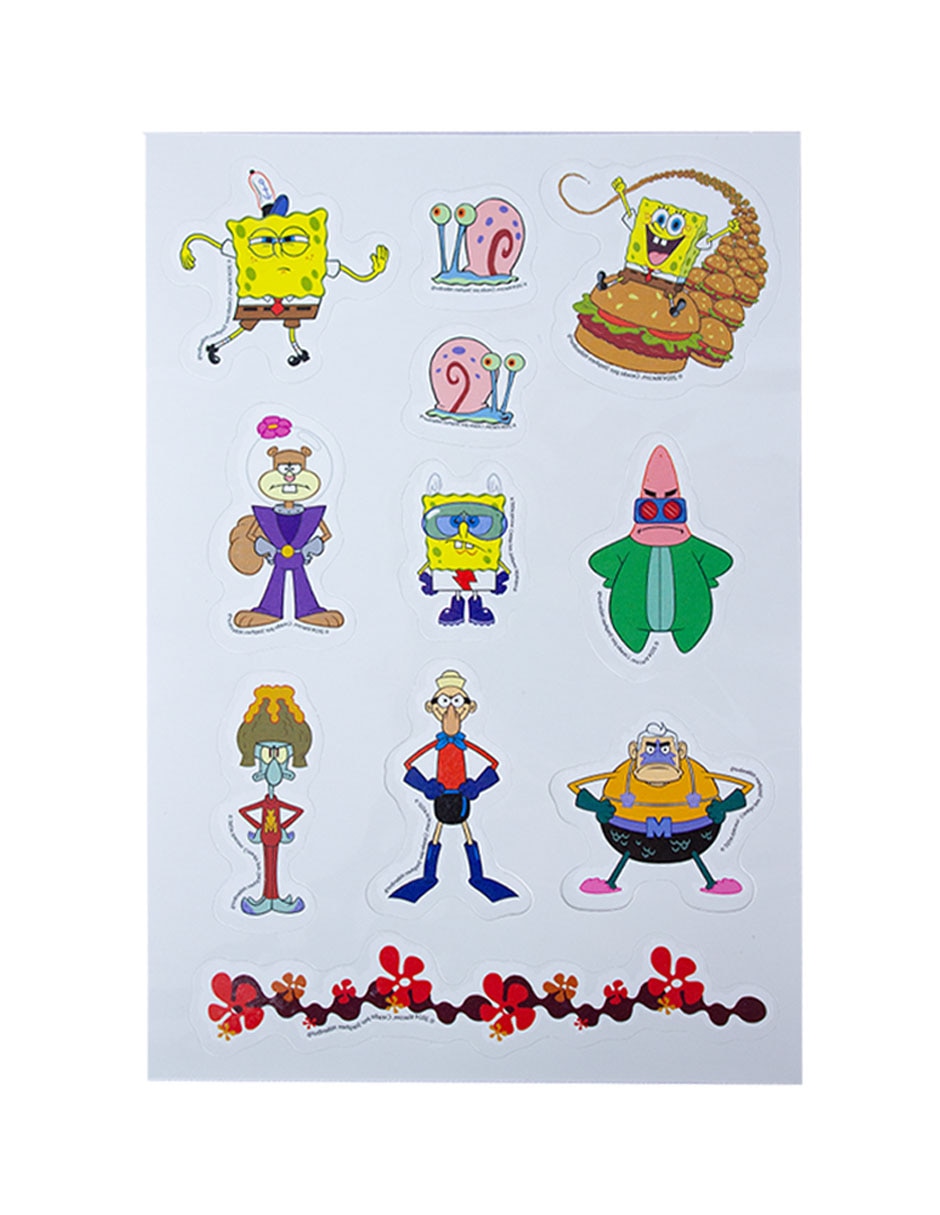 Calcomanía Bob Esponja 3