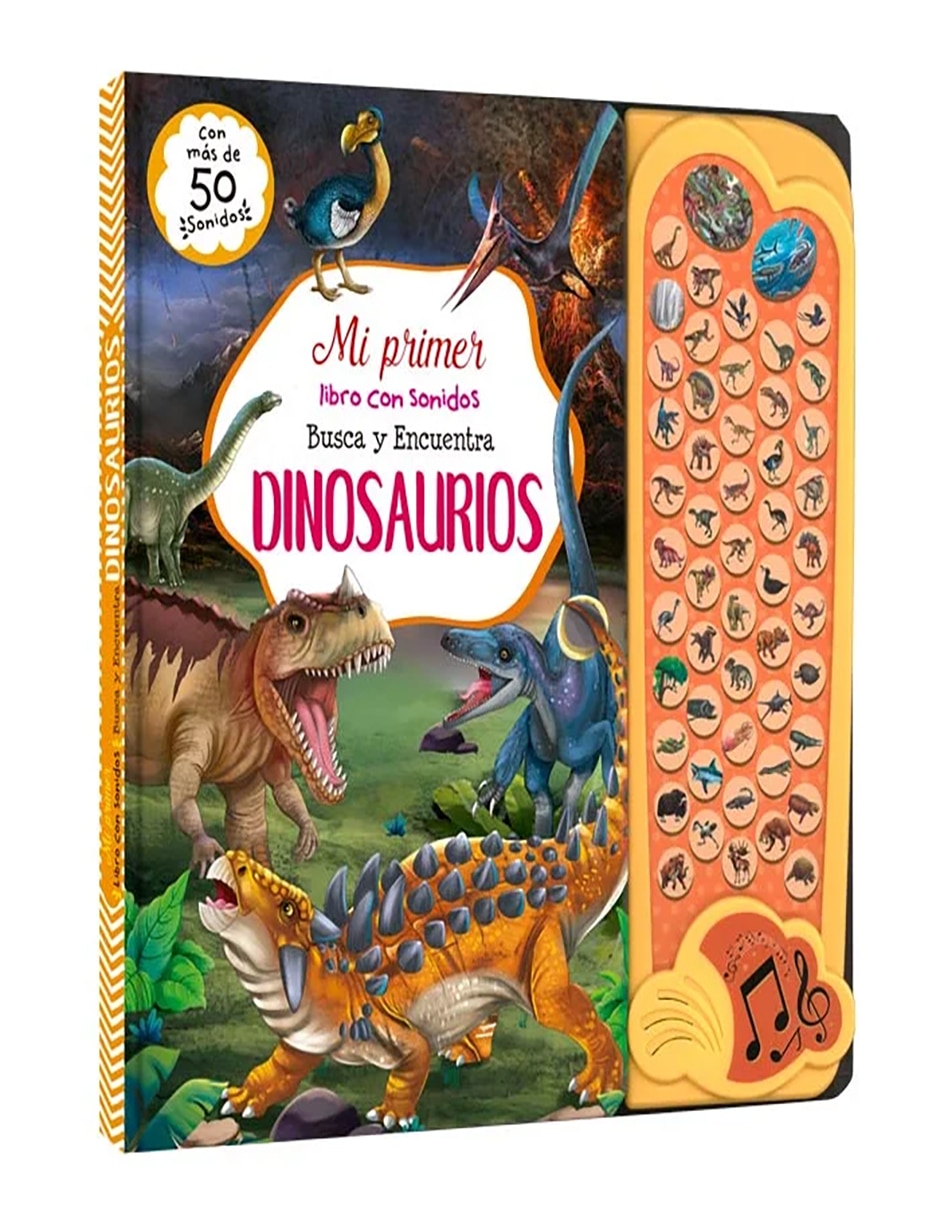 Imagen de producto Mi primer libro con sonidos: Busca y encuentra Dinosaurios de Lexus