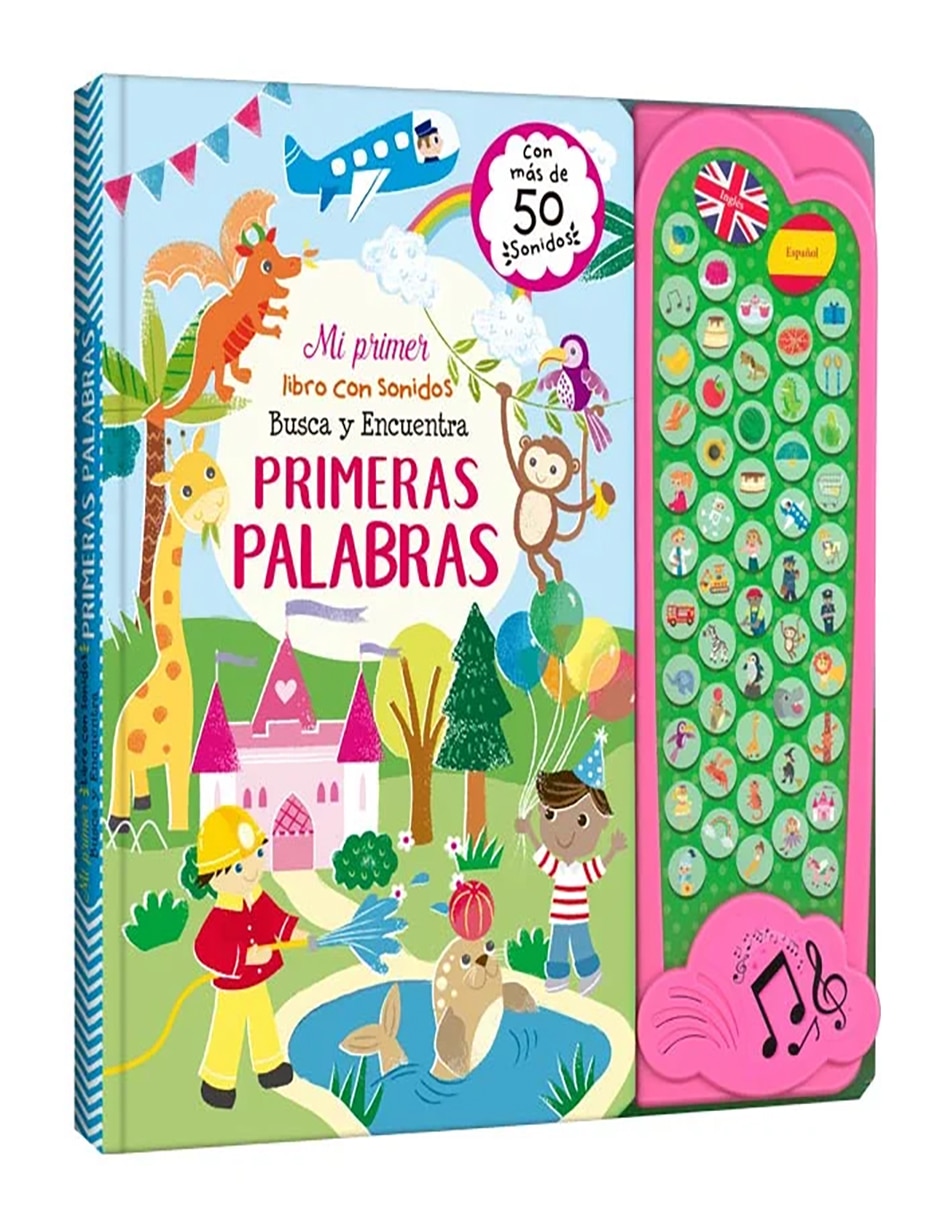 Imagen de producto Mi primer libro con sonidos: Busca y encuentra primeras palabras de Mammoth World