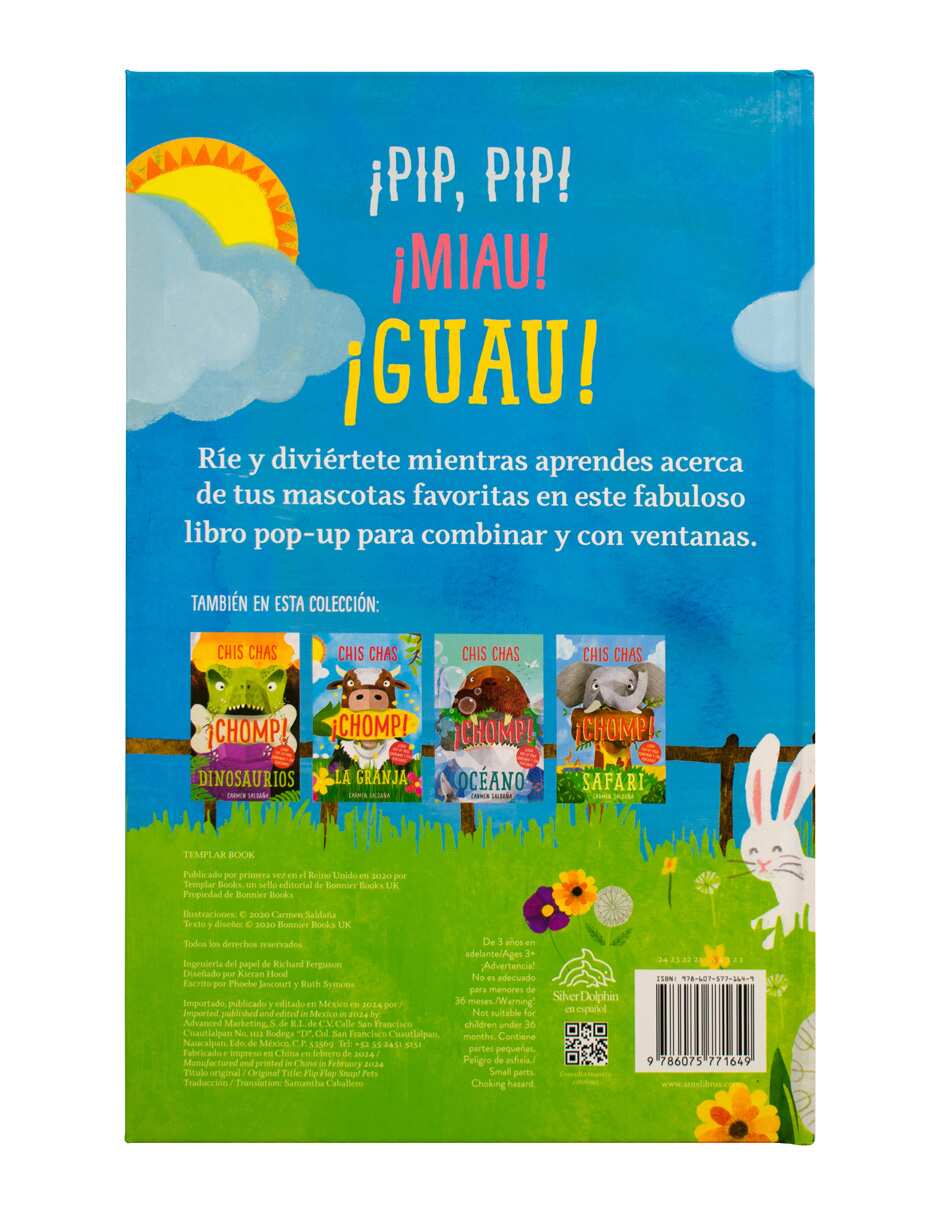 Libro Chis Chas ¡Chomp!: Mascotas de Silver Dolphin 2