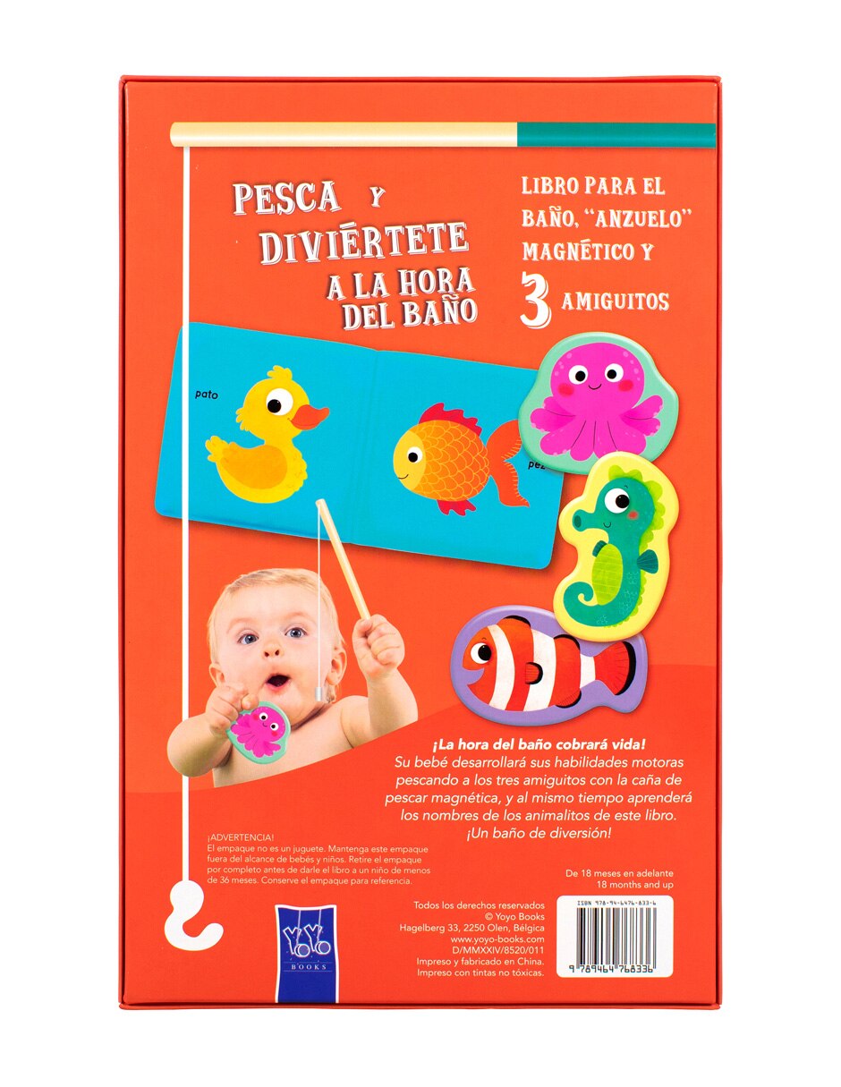 Libro Pesca Y Diviertete A La Hora Del Baño Sirena de Jo Dupre Bvba (Yoyo Books) 2