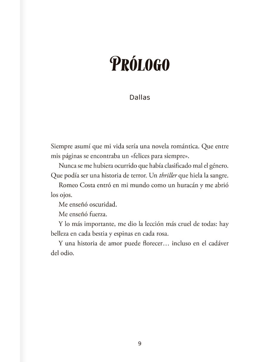Libro mi oscuro Romeo de Parker s. Huntington y L. J. Shen