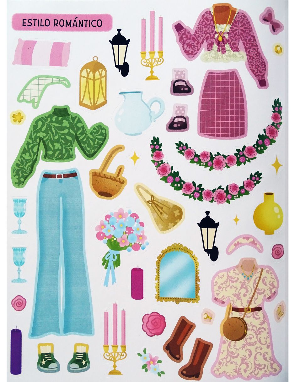 Libro Libro de Stickers Mi Estilo de Moda de Auzou 3