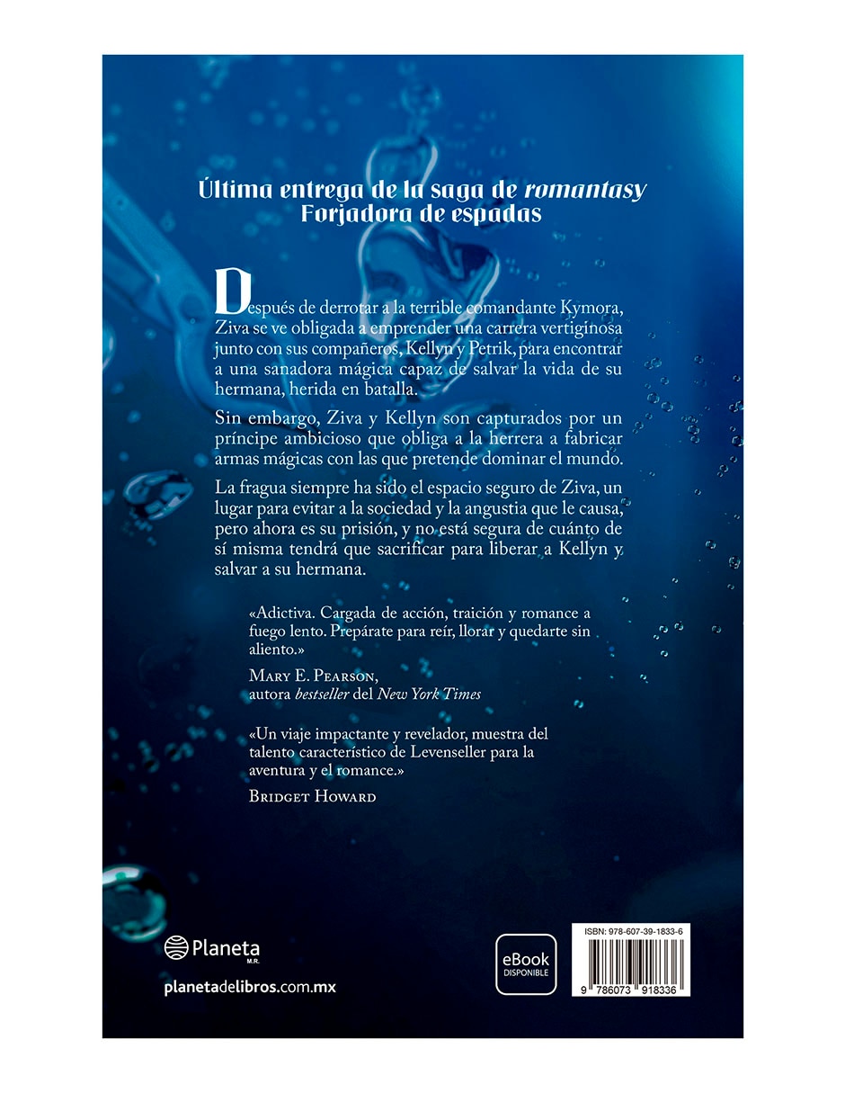 Libro Forjadora de Espadas 02 Maestra del Hierro de Tricia Levenseller