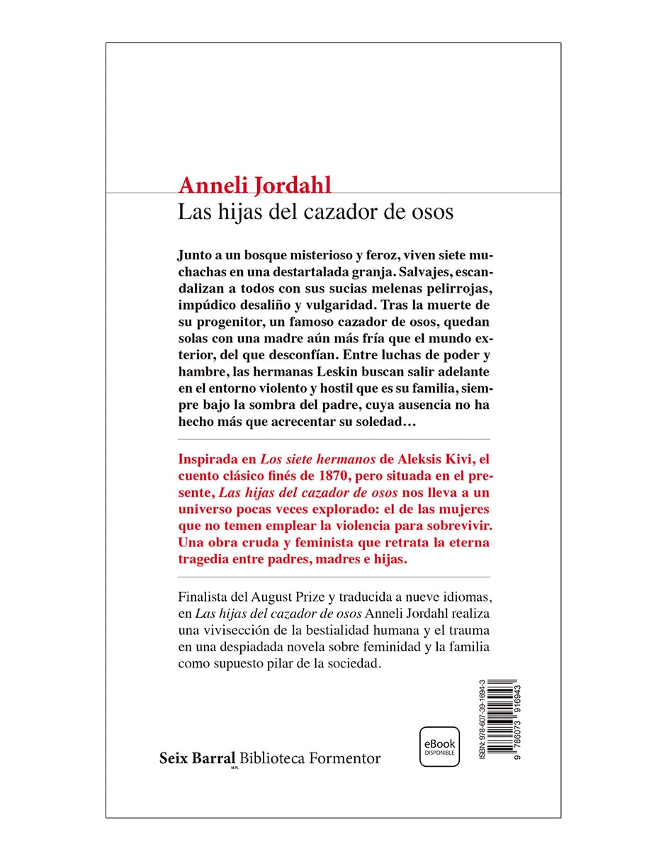 Libro Las hijas del cazador de osos de Anneli Jordahl 2