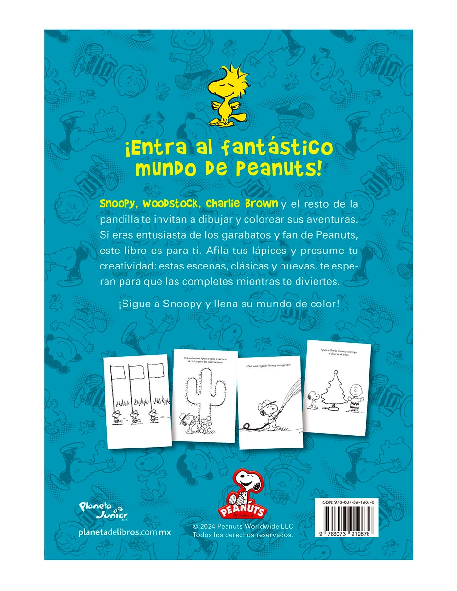 Libro Peanuts Snoopy Ama Dibujar de Charles M. Schulz 4