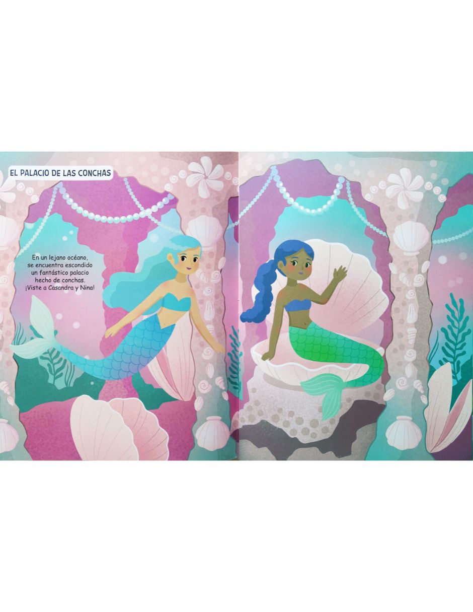 Libro de Stickers de Sirenas de Auzou