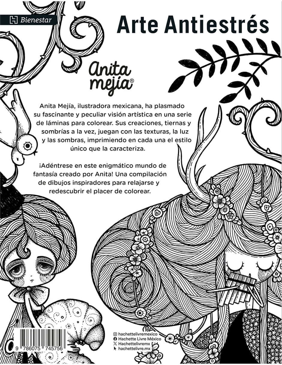 Libro Arte Antiestrés Anita Mejía de Ana María Mejía León