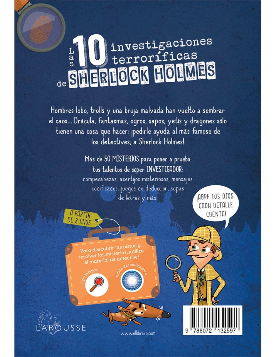 Libro Las 10 investigaciones terroríficas de Sherlock Holmes de Lebrun, Sandra