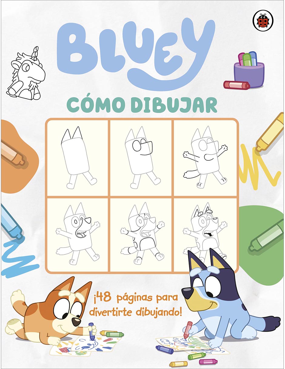 Libro Bluey: Cómo dibujar de Ladybird Books