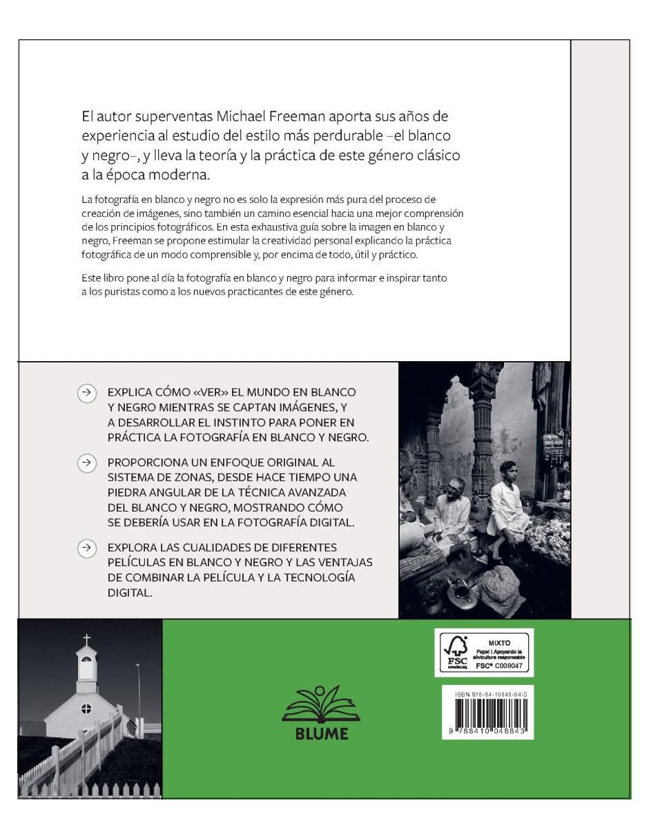 Libro Sobre blanco y negro de Michael Freeman