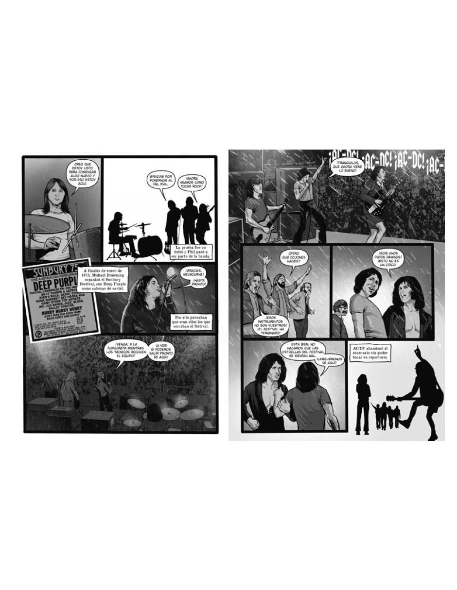 Libro AC/DC : Novela gráfica del Rock de David Braña/Jesús C. Gan 3