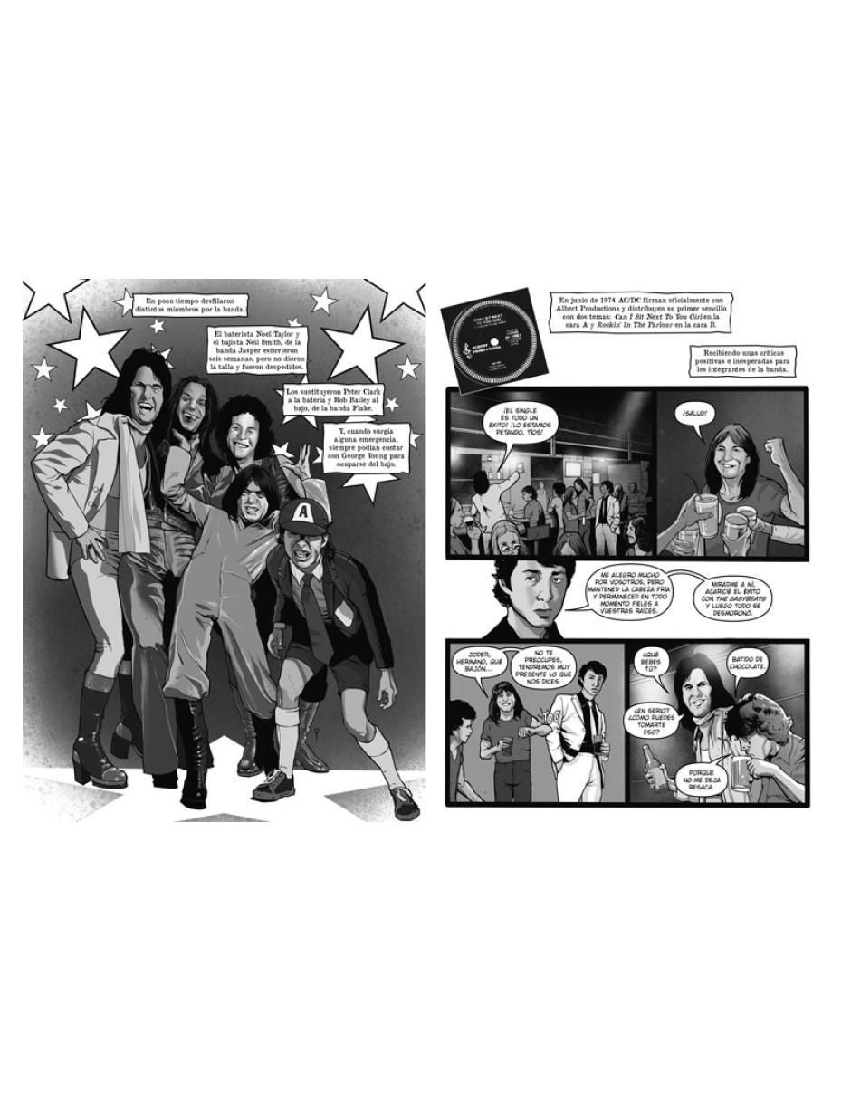 Libro AC/DC : Novela gráfica del Rock de David Braña/Jesús C. Gan 2