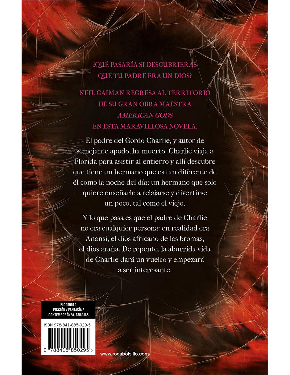 Libro Los Hijos de Anansi de Neil Gaiman 3