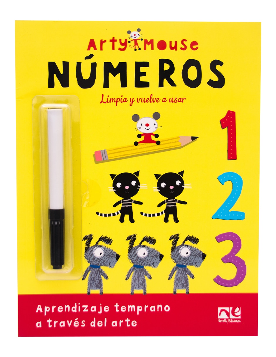 Libro de actividades Arty Mouse Números de Novelty