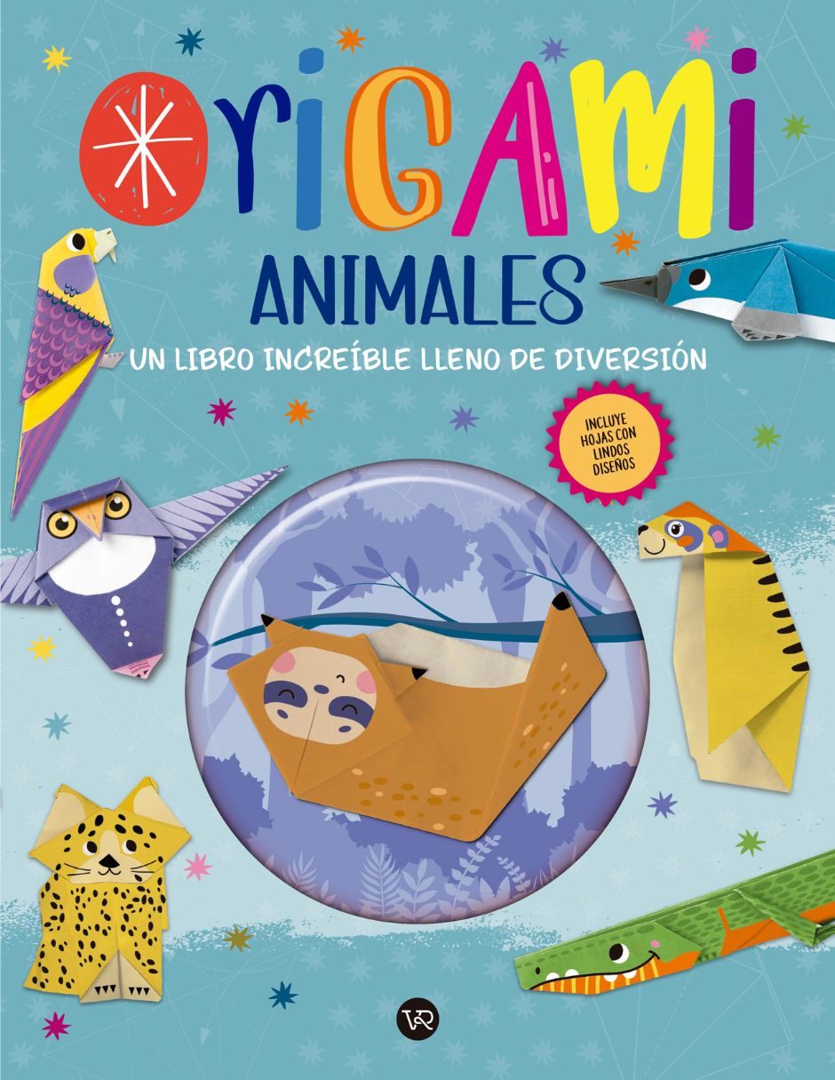 Libro de Actividades Origami Animales de Lake Press Pty. Ltd
