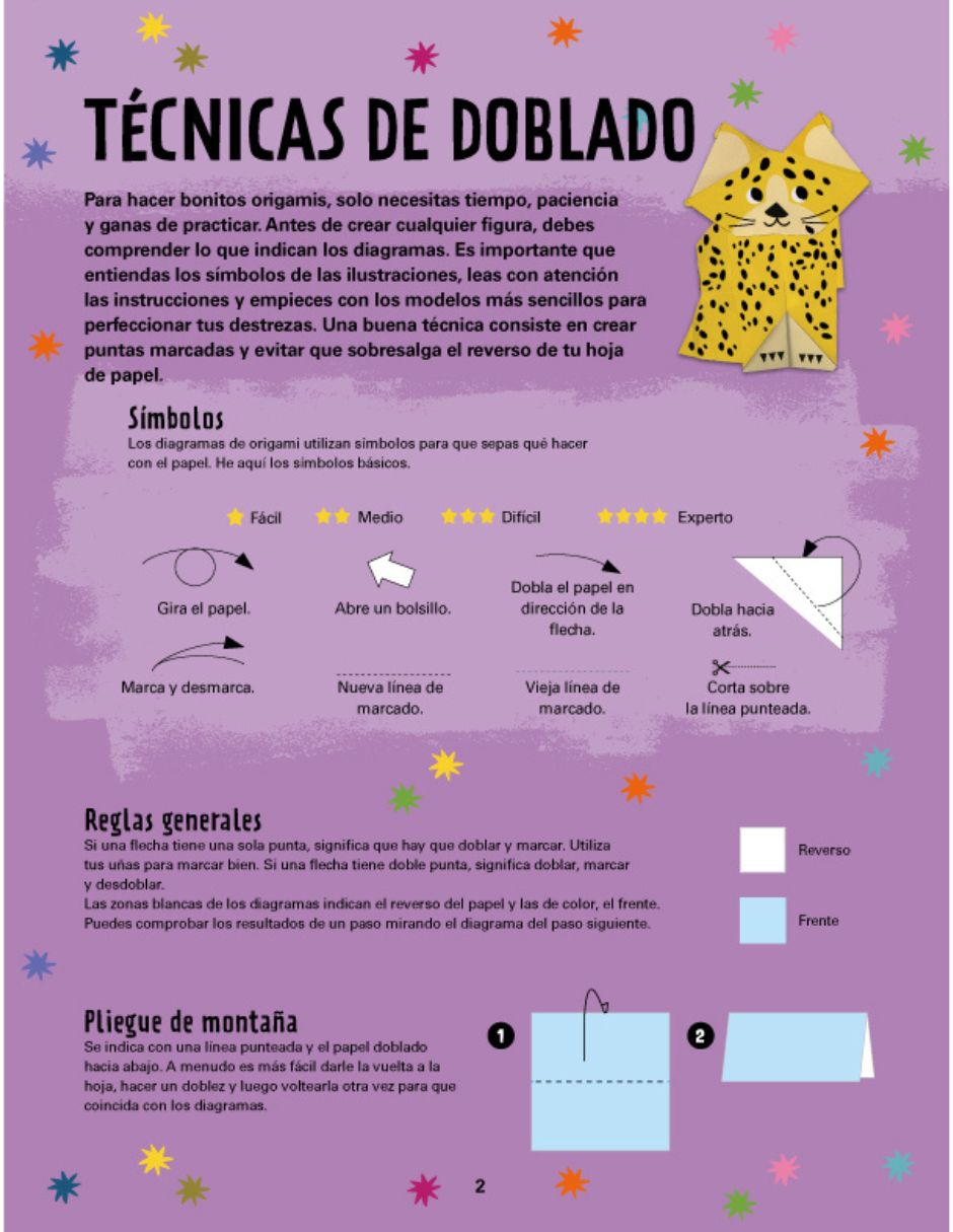 Libro de Actividades Origami Animales de Lake Press Pty. Ltd
