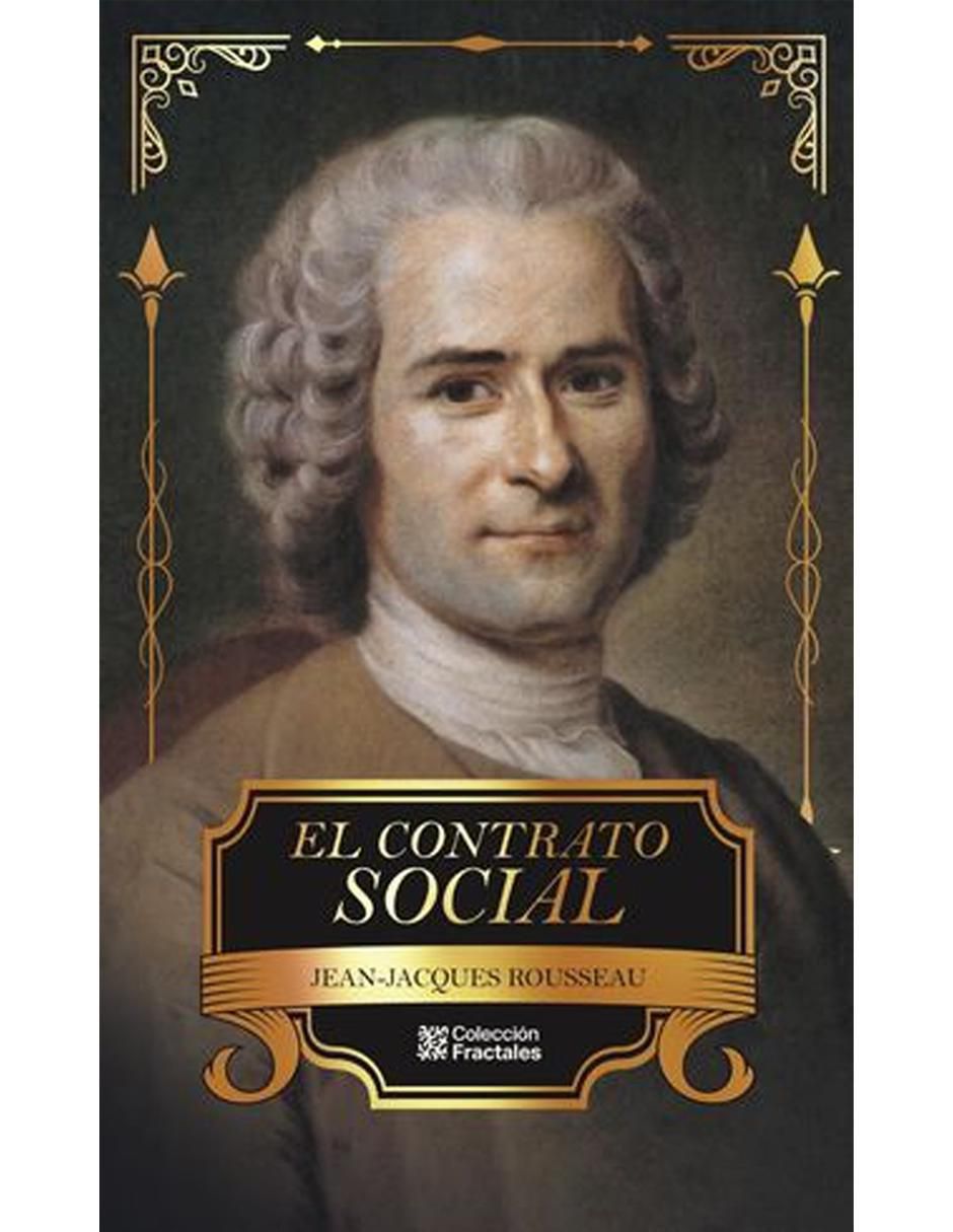 Libro El contrato social de Jean Jacques Rousseau