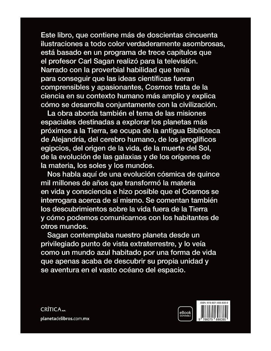 Libro Cosmos de Carl Sagan