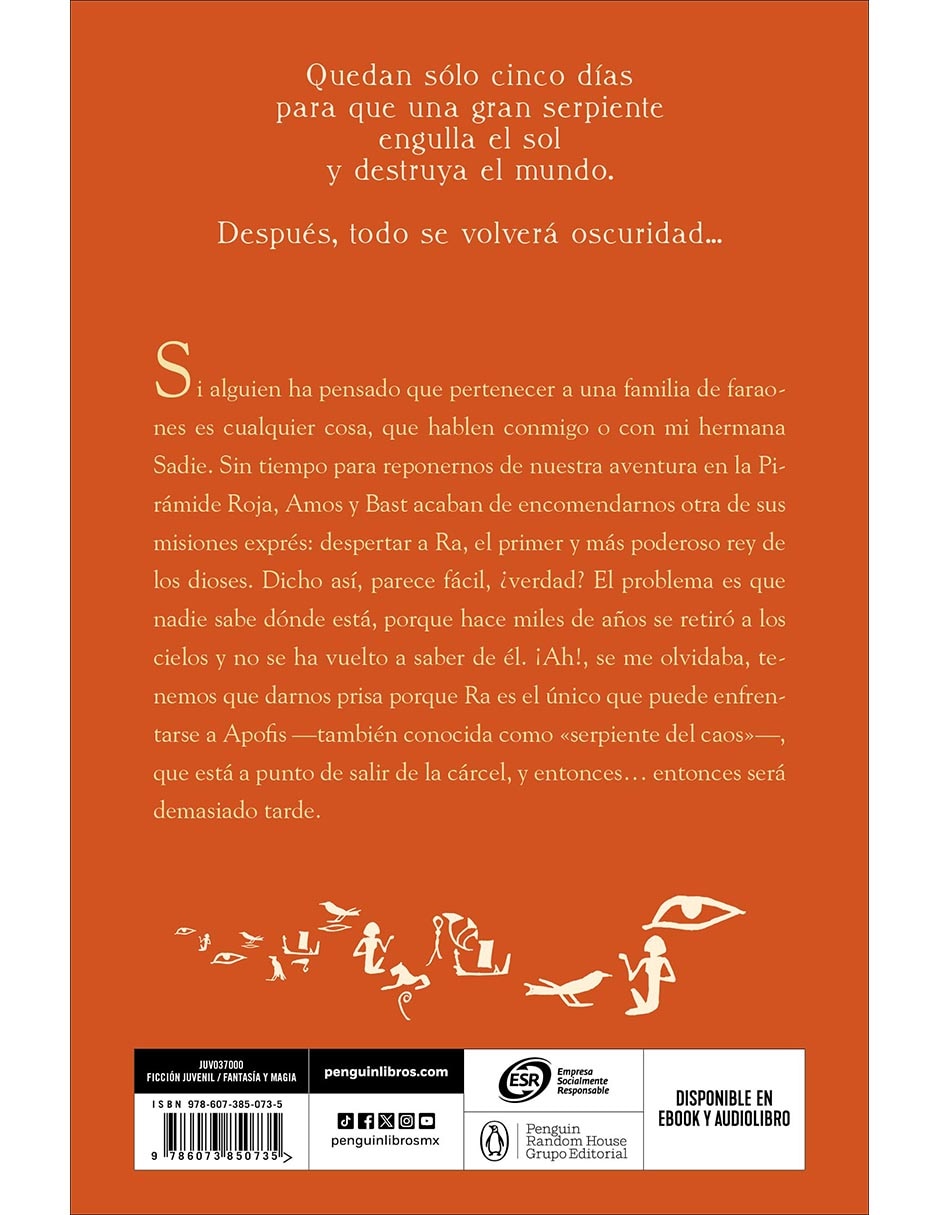 Libro El Trono de Fuego de Rick Riordan 2