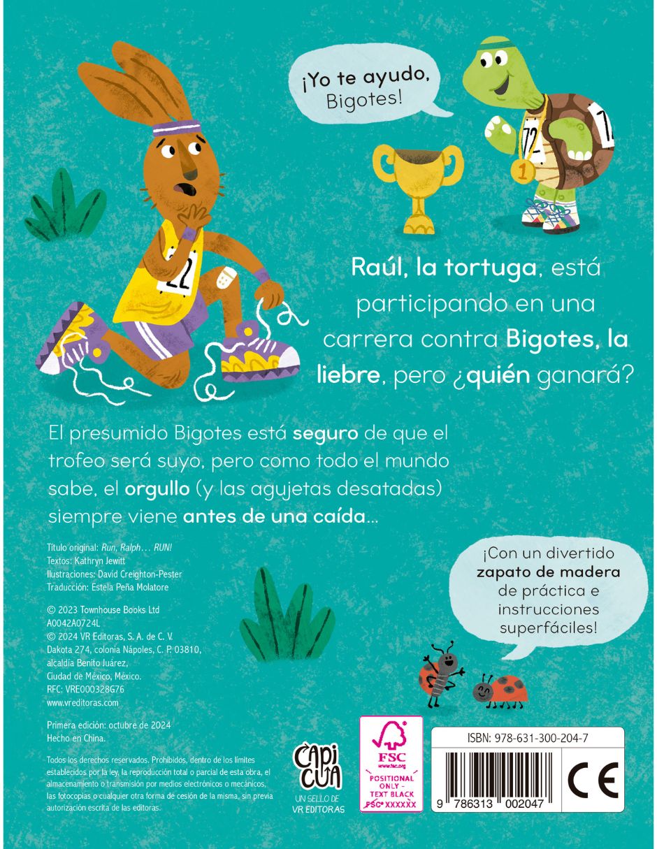 Libro ¡Corre, Raúl, Corre! de Kathryn Jewitt / David Creighton-Pester