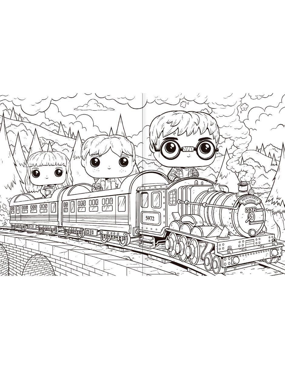 Libro Harry Potter. El libro oficial para colorear Funko POP! de VR Editoras 2