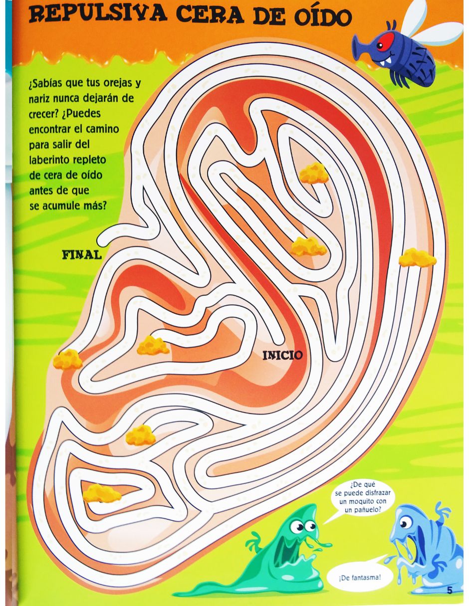 Repugnante, Libro de Actividades de Capicua 6