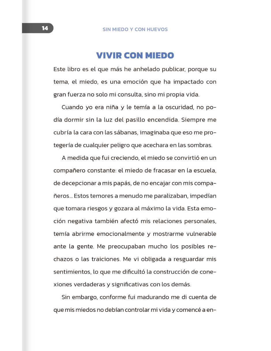 Libro Sin Miedo y con Huevos de Mónica Borda