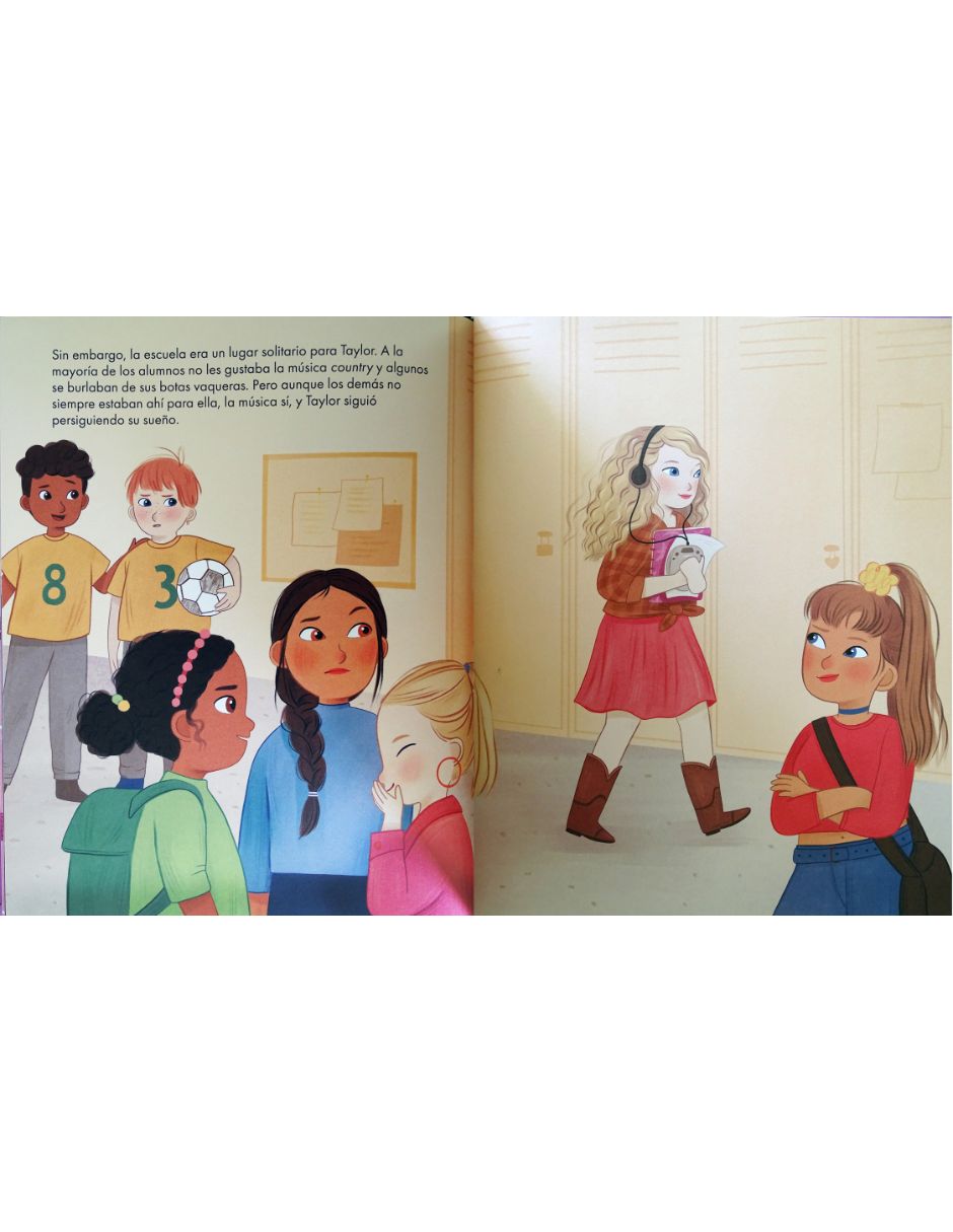 Libro TAYLOR SWIFT, LITTLE PEOPLE BIG DREAMS de María Isabel Sánchez Vergara