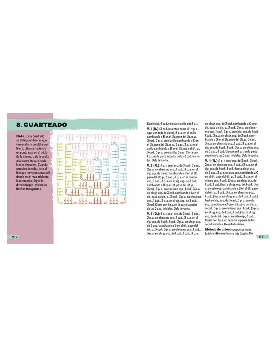 Libro Mezcla y combina Granny squares - Manual y baraja de 50 cartas de