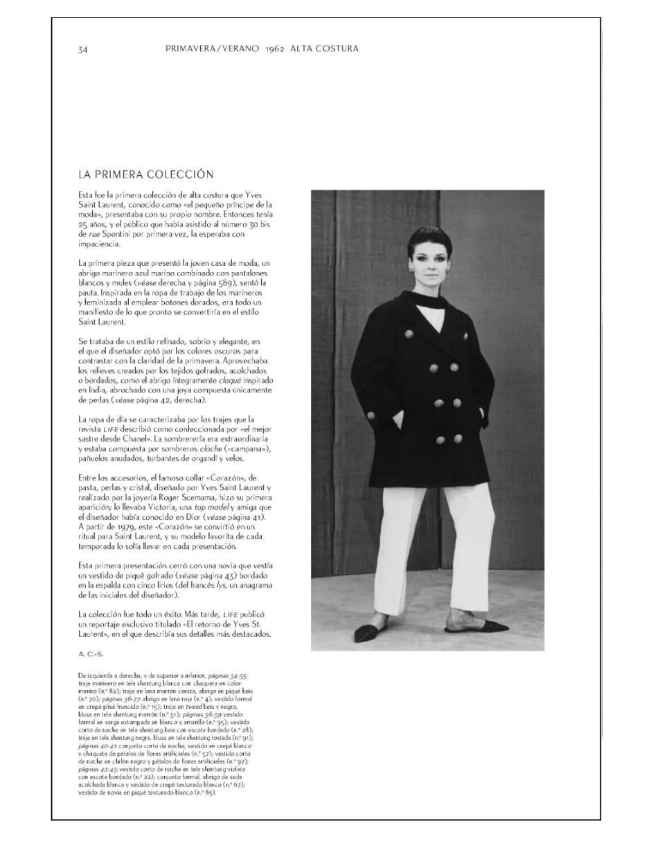 Libro Yves Saint Laurent. Pasarela de Varios Autores 2