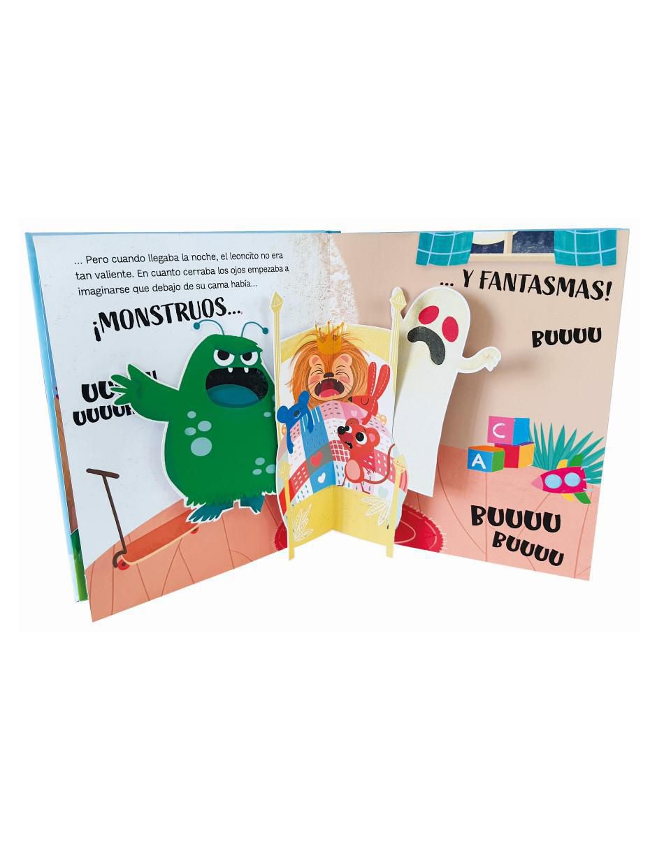 Libro Un León Muy Valiente Con POP UP de María Mañeru Y Sandra Aguilar