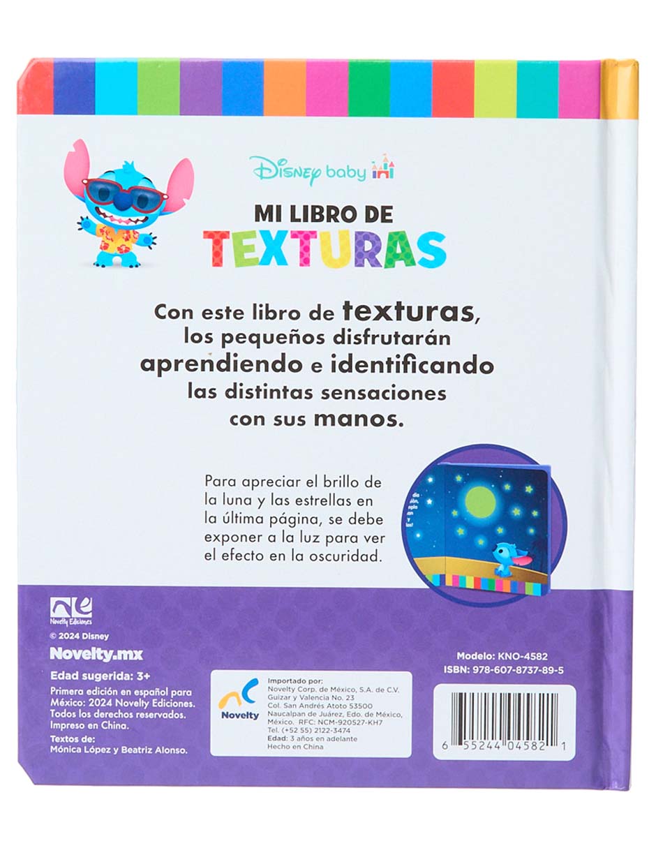 Mi Libro de Texturas Stitch de 3