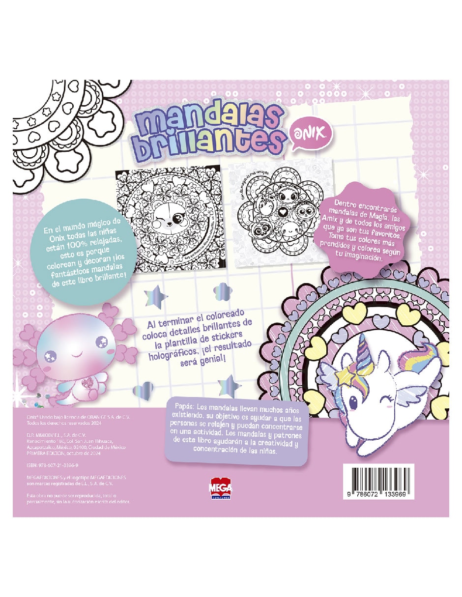 Libro Mandalas Brillantes Onix de Graciela Iniestra Ramírez