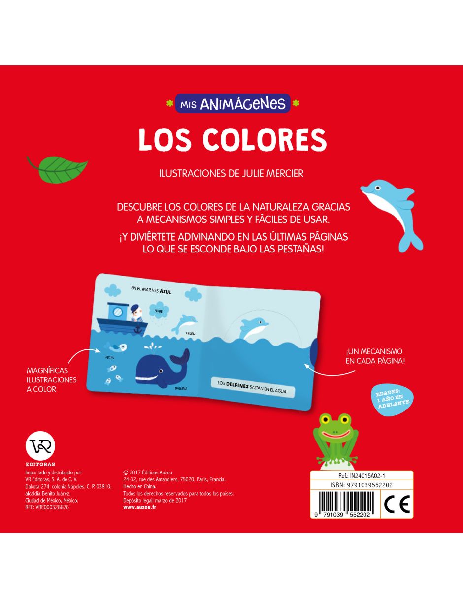 Libro Mis Animágenes Los Colores de Julie Mercier