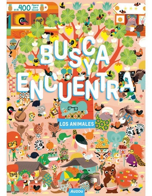 Libro Busca y Encuentra Los Animales de Auzou 1