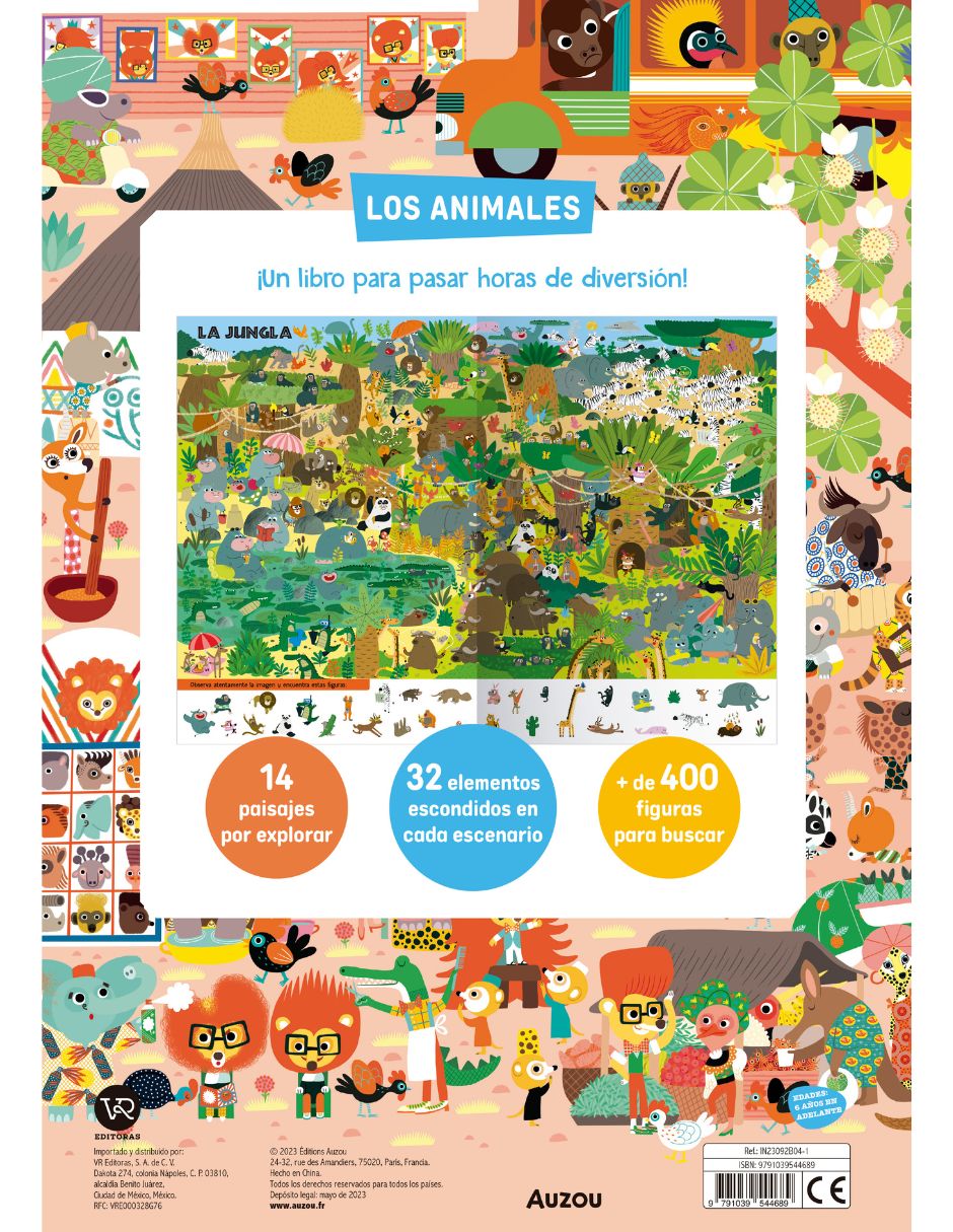 Libro Busca y Encuentra Los Animales de Auzou 7