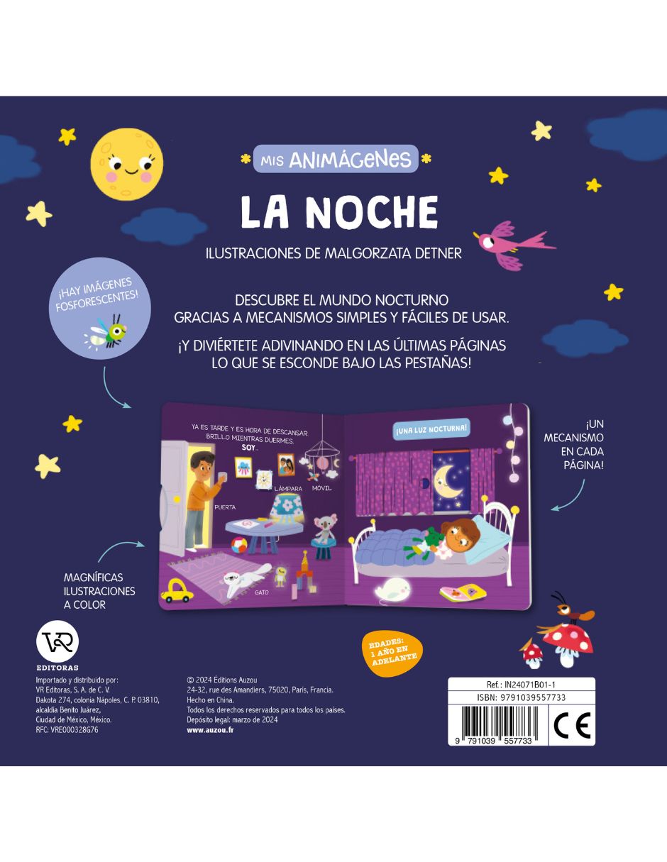 Libro Mis Animágenes: La Noche de Malgorzata Detner