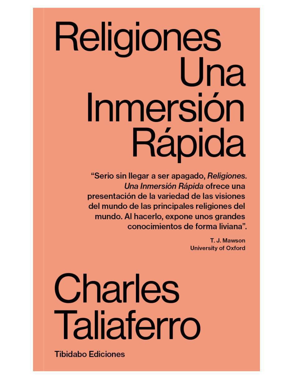 Imagen de producto Libro Religiones: Una inmersión rápida de Charles Taliaferro