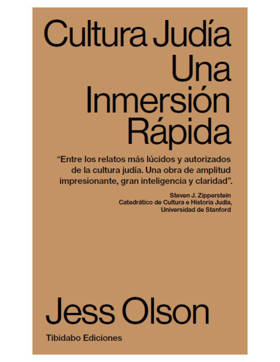 Libro Cultura judía: Una inmersión rápida de Jess Olson Libro Cultura judía: Una inmersión rápida de Jess Olson