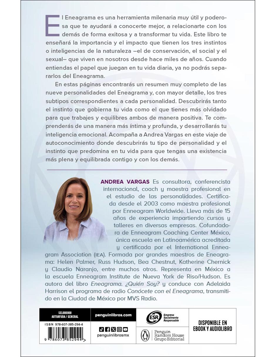 Libro Eneagrama: el Poder de los Instintos de Andrea Vargas 2
