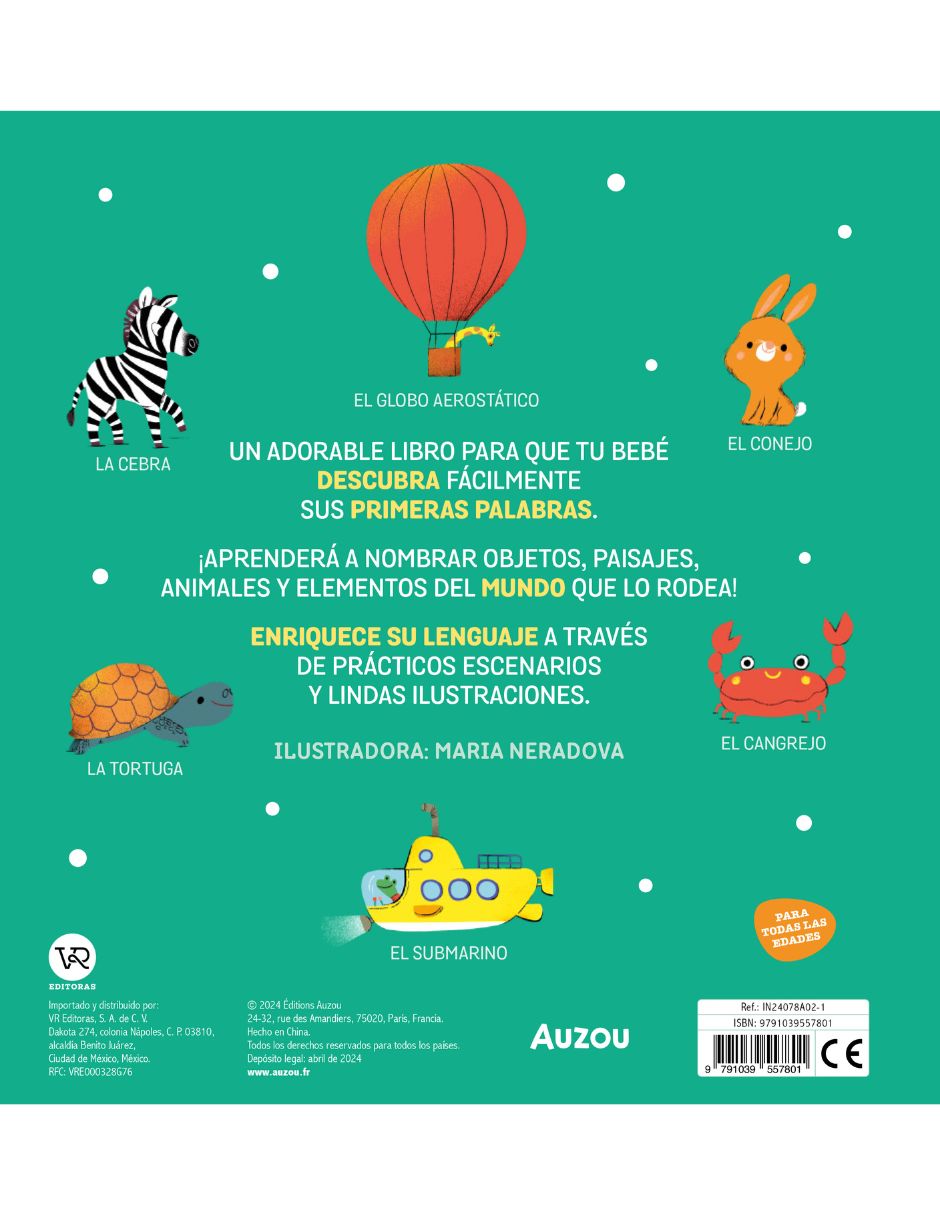 Libro Mis 100 Palabras Para Descubrir el Mundo de Maria Neradova