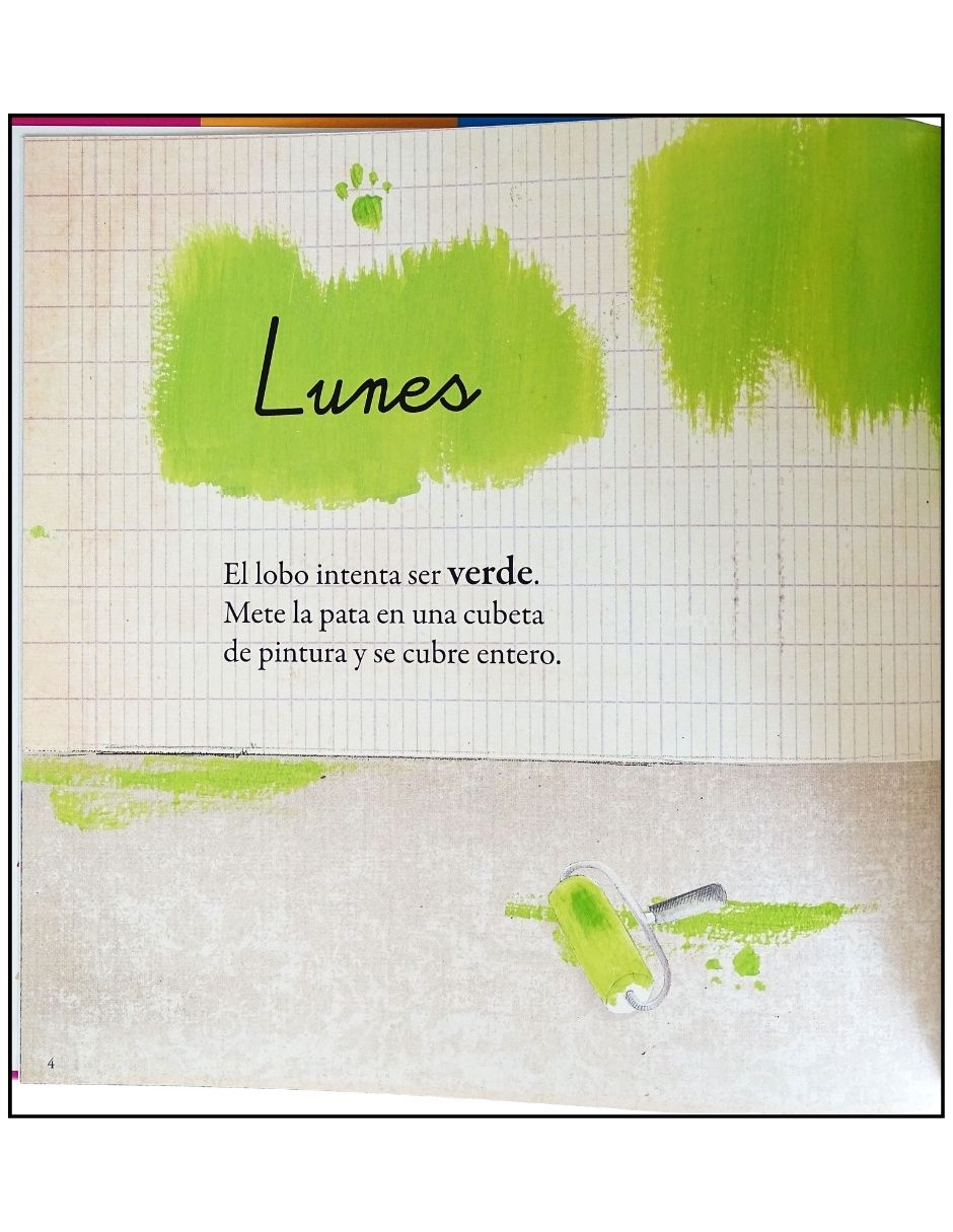 Libro Mis Pequeñas Aventuras el Lobo Que Quiere Cambiar de Color de Orianne Lallemand Y Eleonore Thuillier 5