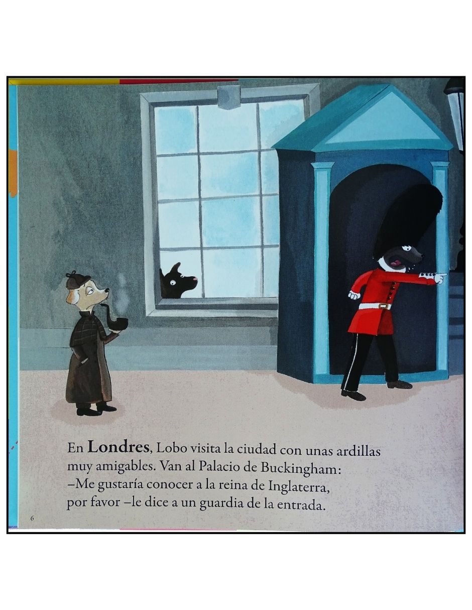 Libro Mis Pequeñas Aventuras el Lobo Que Quiere Explorar el Mundo de Orianne Lallemand Y Eleonore Thuillier