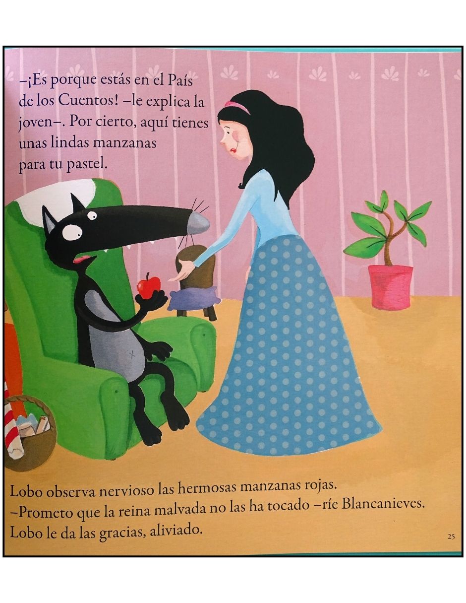 Libro Mis Pequeñas Aventuras el Lobo Que Descubre el País de Los Cuentos de Orianne Lallemand Y Eleonore Thuillier 6