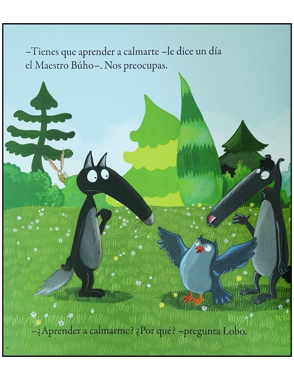 Libro Mis Pequeñas Aventuras el Lobo Que Controla Sus Emociones de Orianne Lallemand Y Eleonore Thuillier 5