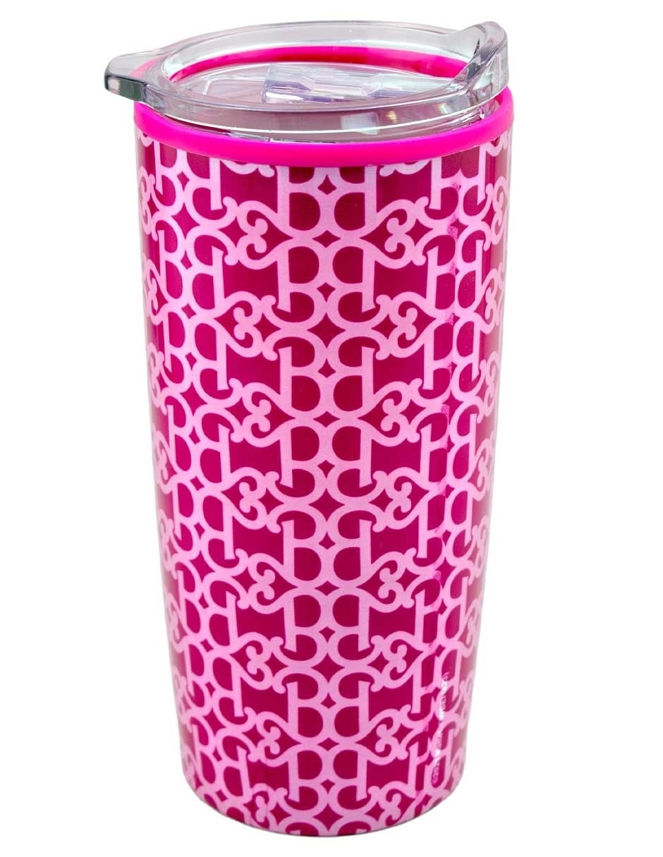 Termo de acero inoxidable Barbie con tapa a presión 2