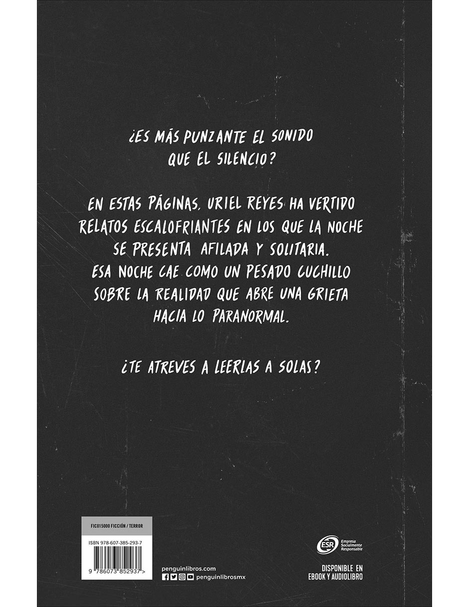 Libro Relatos De La Noche de Uriel Reyes