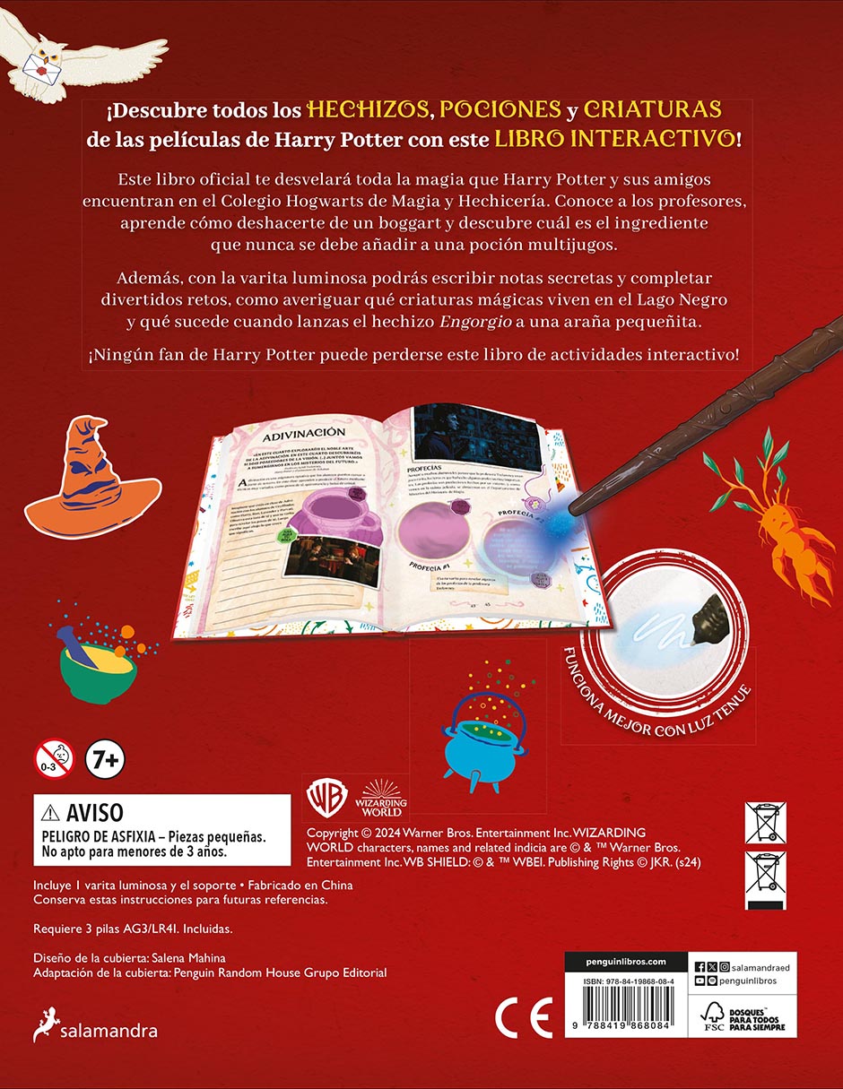 Libro Harry Potter. Libro De Hechizo de J.K.Rowling 2
